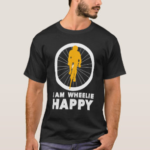 Camiseta Eu Sou Wheelie Happy Hilariary Biking