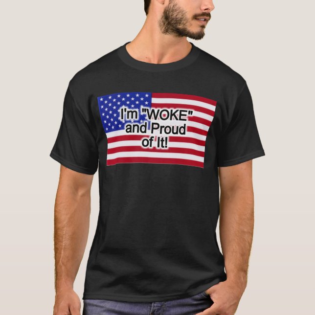 Camiseta Eu sou "WOKE" e Orgulho! (Frente)