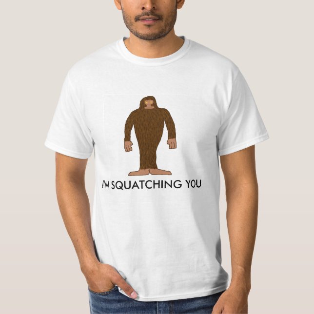 Camiseta Eu squatching o t-shirt (Frente)