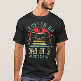 Camiseta Eu Subi De Nível Para Pai De 3 2026 Promovido A Pa