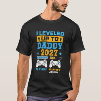 Camiseta Eu Subi de Nível Para Papai Est 2027 Em Breve Sere