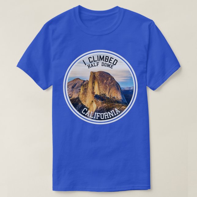 Camiseta Eu Subi Meia Dome (Caminhando)  (Frente do Design)