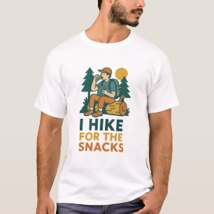 Camiseta Eu subo para os aperitivos - Design do Frio Engraç