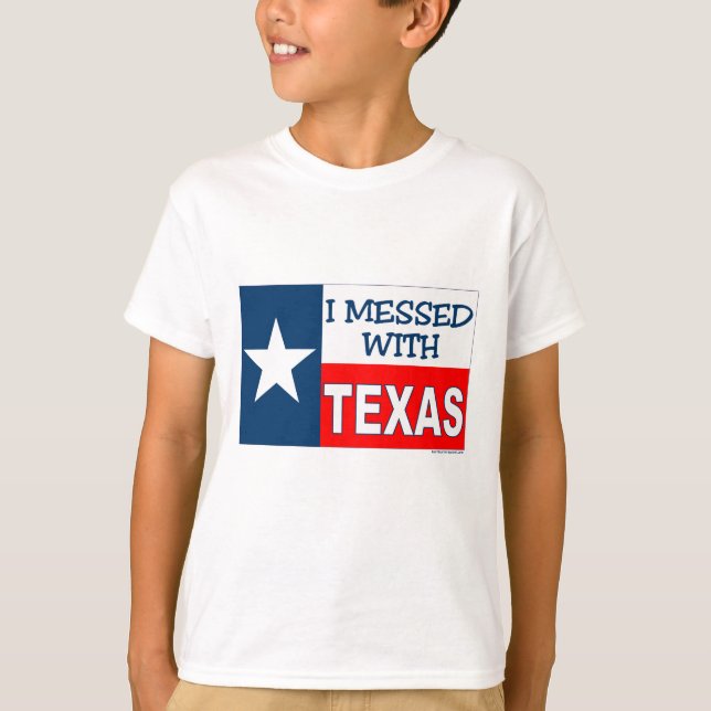 Camiseta Eu sujei com Texas (Frente)