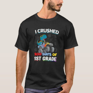 Camiseta Eu Superei 100 Dias De Escola 1ª Série Mais Inteli