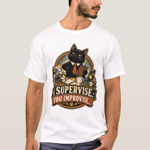 Camiseta Eu Supervisiono Você Improvisa