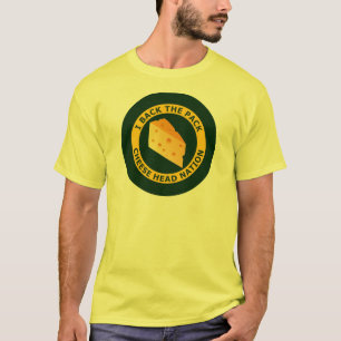 Camiseta Eu suporto o bloco - nação principal do queijo