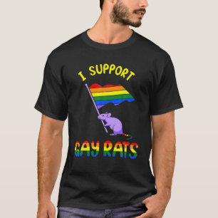Camiseta Eu suporto ratos Gay