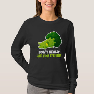 Camiseta Eu também não gosto de você, Broca Vegetal