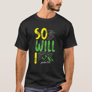 Camiseta Eu também vou ser religioso Roupa cristão de fé