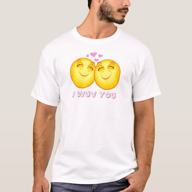 Camiseta Eu Te Amo. (Frente)