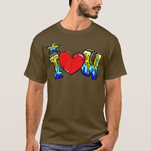 Camiseta Eu te amo.