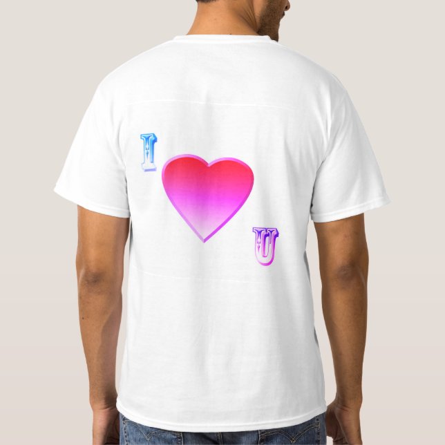 Camiseta eu te amo (Verso)