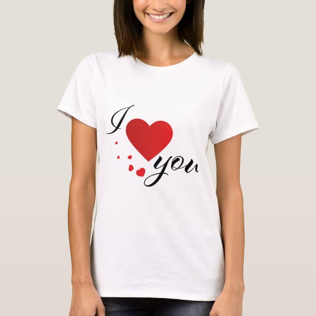 Camiseta eu te amo (Frente)