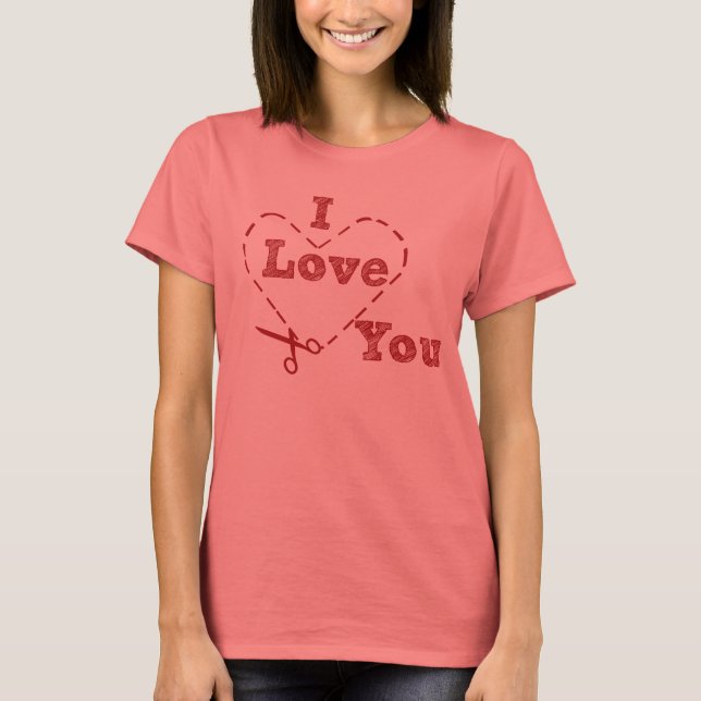 Camiseta Eu te amo (Frente)