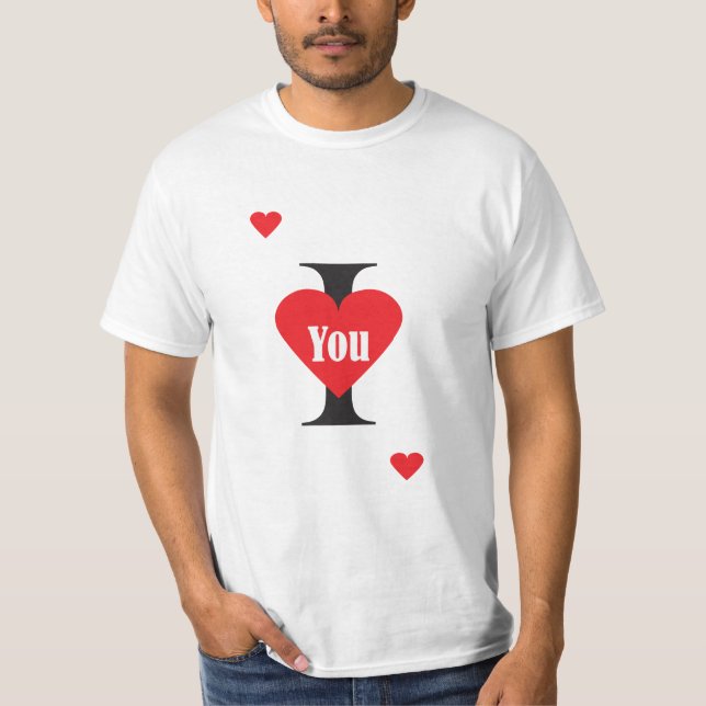 Camiseta Eu te amo. (Frente)