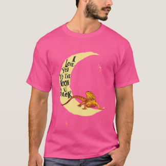 Camiseta Eu Te Amo Ao Negro Da Lua