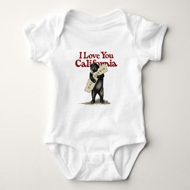 Camiseta Eu te amo Califórnia (Frente)
