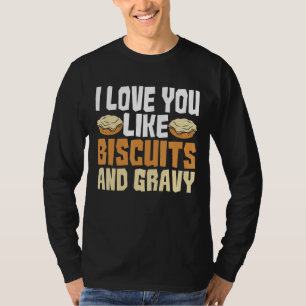 Camiseta Eu Te Amo Como Biscoitos E Quebra Americana Gravís