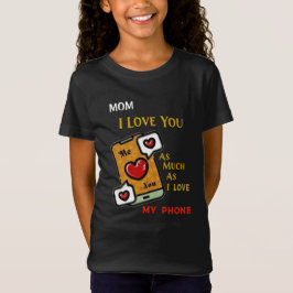 Camiseta Eu Te Amo Como Meu Telefone