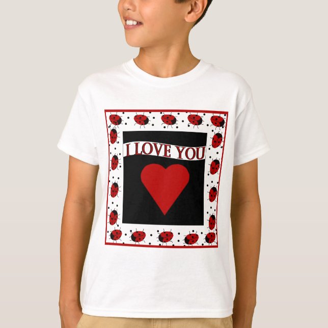 Camiseta Eu Te Amo Damybugs (Frente)