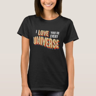 Camiseta Eu Te Amo Em Cada Estilo Retro Cinematográfico Uni