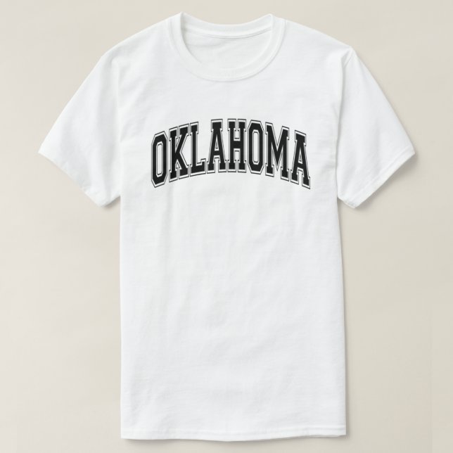Camiseta Eu te amo em Oklahoma (Frente do Design)