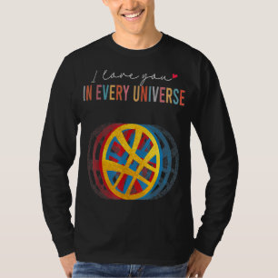 Camiseta Eu Te Amo Em Todos Os Universos Por Rapazes Valent