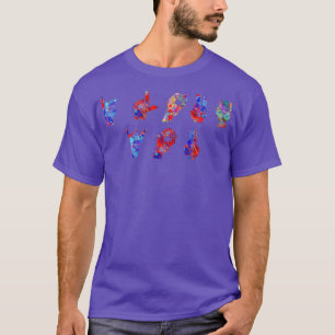 Camiseta Eu te amo linguagem de sinais ASL