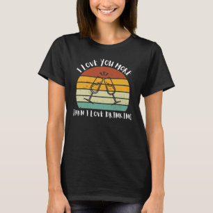 Camiseta Eu Te Amo Mais Do Que Amo Bebendo