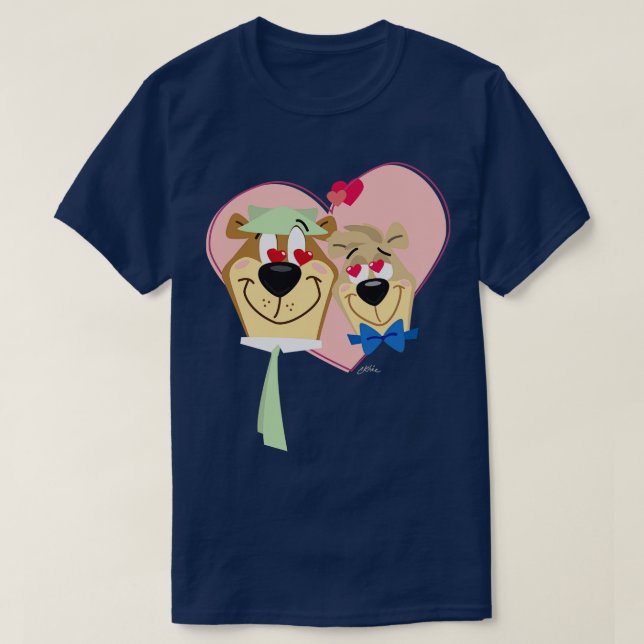 Camiseta Eu te amo mais do que o urso médio (Frente do Design)