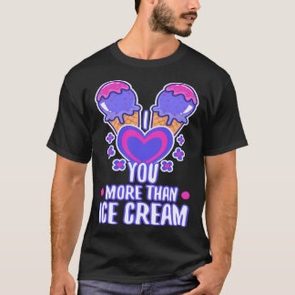 Camiseta Eu te amo mais que o sorvete 4