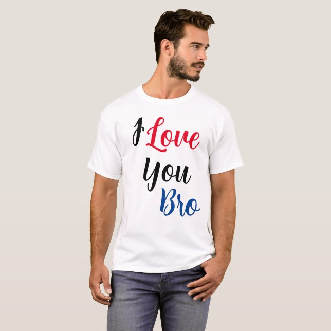 Camiseta Eu Te Amo Mano (Frente Completa)