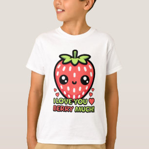 Camiseta Eu Te Amo Muito! Canhão de Morango Cugado