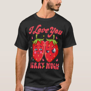 Camiseta Eu Te Amo Muito Dia de os namorados De Canhão De M