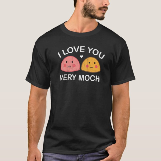 Camiseta Eu Te Amo Muito Mochi Japonês Soberano 1 (Frente)