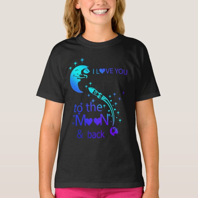 Camiseta Eu Te Amo Na Lua E Volta (Frente)