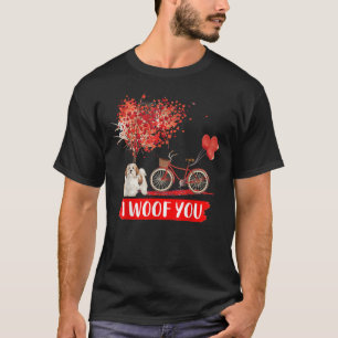 Camiseta Eu Te Amo Namorados De Cachorro Shih Tzu