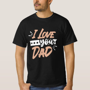 Camiseta Eu te amo Pai