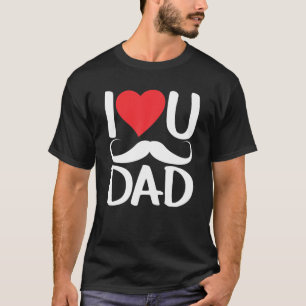 Camiseta Eu Te Amo Pai Dizendo Dia de os pais Pai Padre P