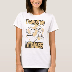 Camiseta Eu Te Amo Para Sempre Mulheres Brancas