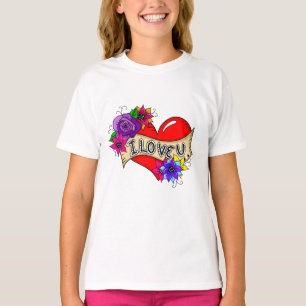 Camiseta Eu Te Amo   Rua Art Urban Heart