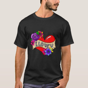 Camiseta Eu Te Amo   Rua Art Urban Heart