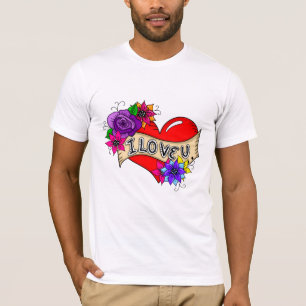 Camiseta Eu Te Amo Rua Art Urban Heart