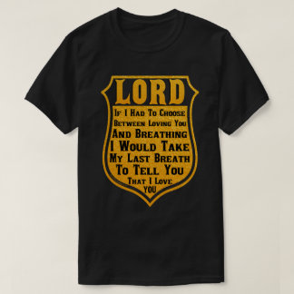 Camiseta Eu Te Amo Senhor