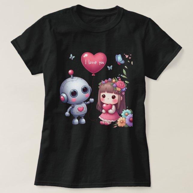 CAMISETA EU TE AMO T-SHIRT (Frente do Design)