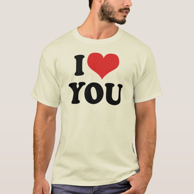 Camiseta Eu Te Amo T-Shirt (Frente)