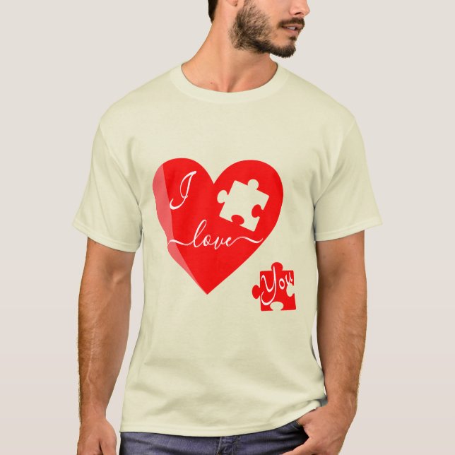 Camiseta Eu Te Amo T-Shirt (Frente)