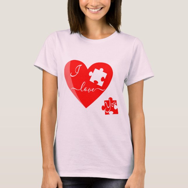 Camiseta Eu Te Amo T-Shirt (Frente)
