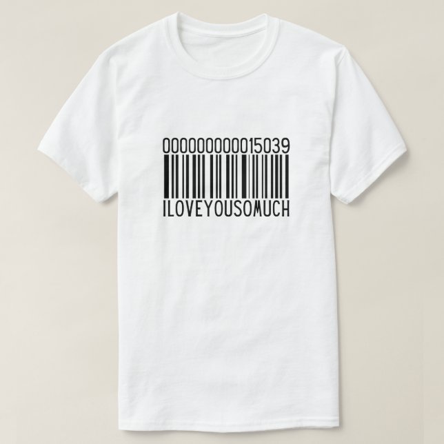 Camiseta Eu Te Amo Tanto (Frente do Design)